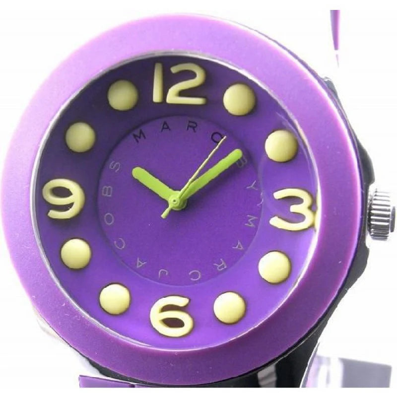 Marc Jacobs Pelly Purple Dial Purple Silicone Strap Watch for Women - MBM2505 Buy Now By Marc Jacobs