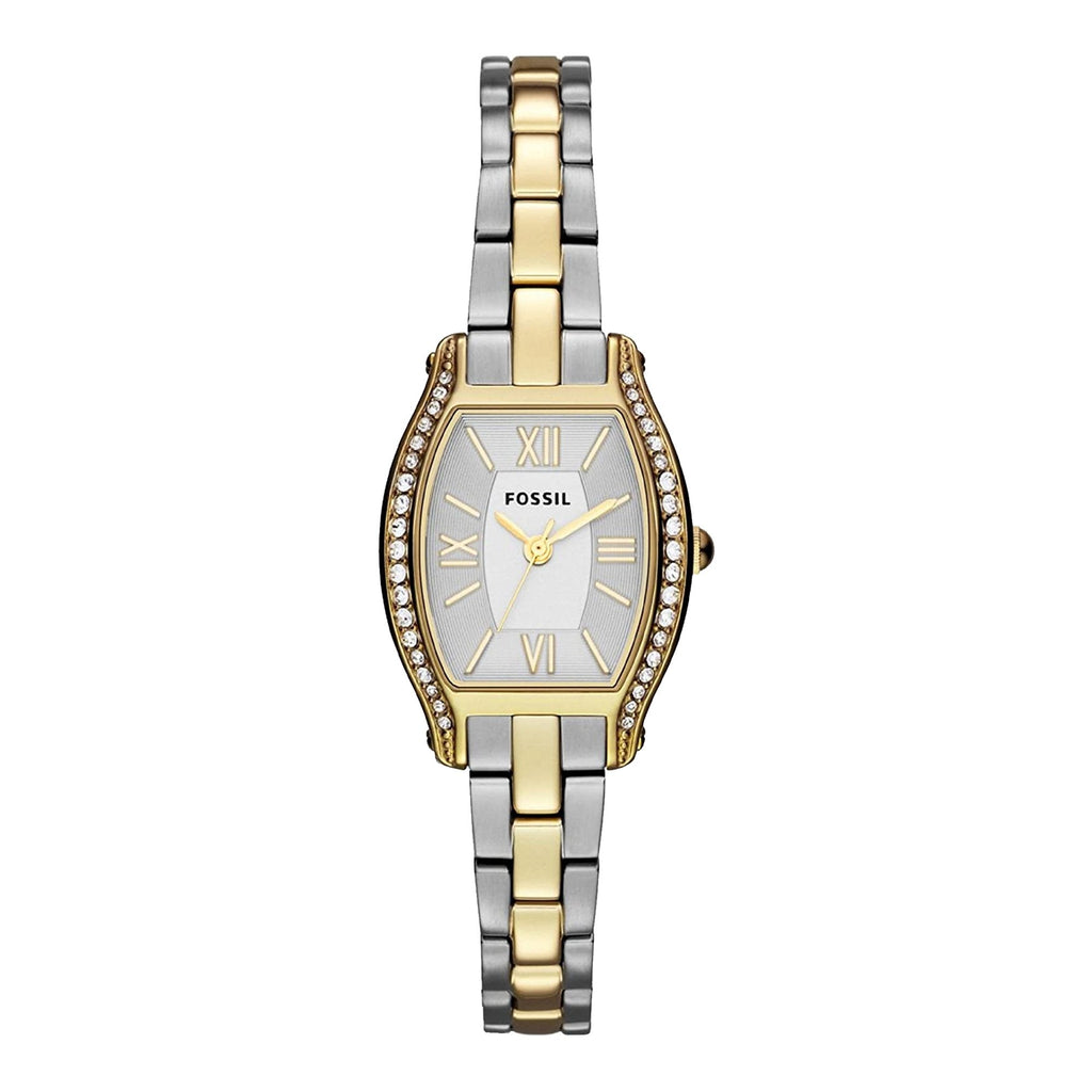 Fossil Molly Silver Dial Two Tone Steel Strap Watch for Women - ES3287 Buy Now By Fossil