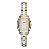 Fossil Molly Silver Dial Two Tone Steel Strap Watch for Women - ES3287 Buy Now By Fossil