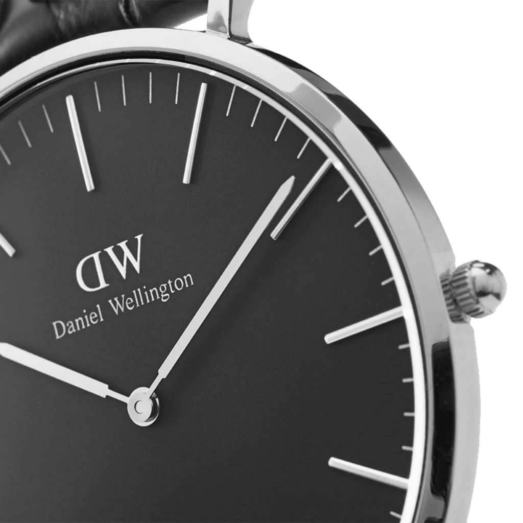 Daniel Wellington Classic Sheffield Black Dial Black Leather Strap Watch For Men - DW00100133 Buy Now By Daniel Wellington