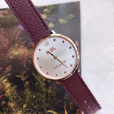 Coach Slim Easton Silver Dial Brown Leather Strap Watch for Women - 14502694 Buy Now By Coach