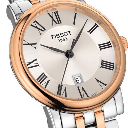Tissot Carson Premium Lady Silver Dial Two Tone Steel Strap Watch For Women - T122.210.22.033.01 Buy Now By Tissot
