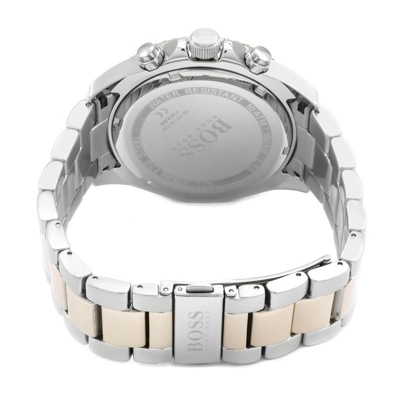 Hugo Boss Ocean Edition Black Dial Two Tone Steel Strap Watch for Men - 1513705 Buy Now By Hugo Boss