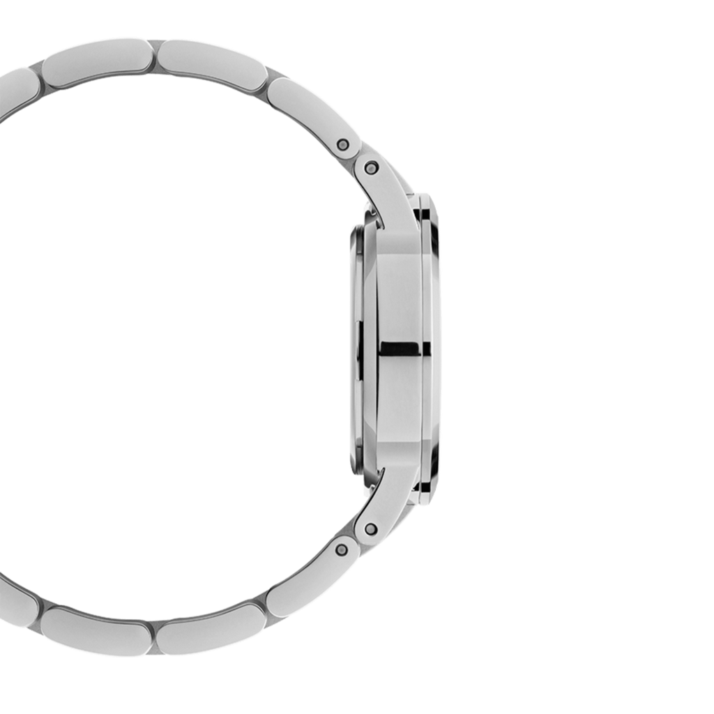 Daniel Wellington Iconic Link Unitone Silver Dial Silver Steel Strap Watch For Women - DW00100402 Buy Now By Daniel Wellington