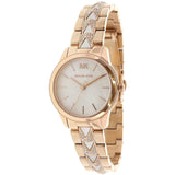 Michael Kors Runway Mercer Mother of Pearl White Dial Two Tone Steel Strap Watch For Women - MK6674 Buy Now By Michael Kors