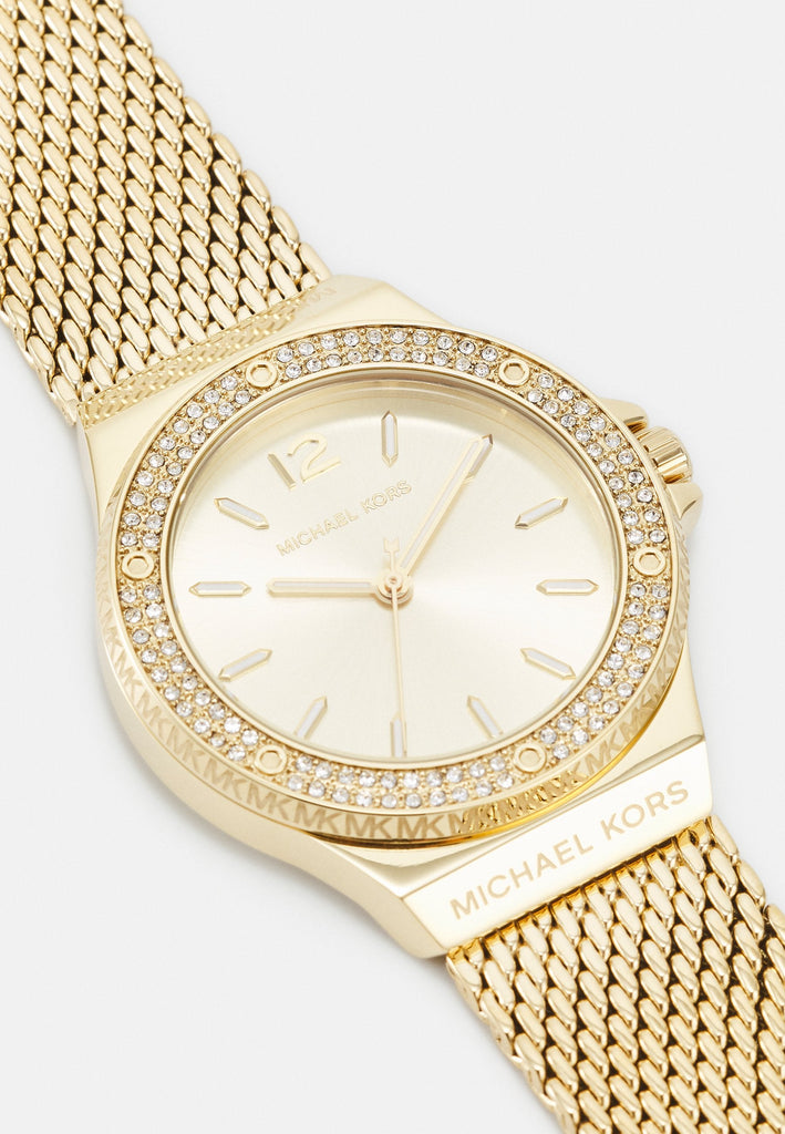 Michael Kors Lennox Three-Hand Gold Dial Gold Mesh Bracelet Watch For Women - MK7335 Buy Now By Michael Kors