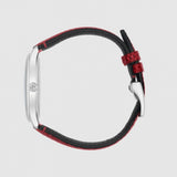 Gucci G-Timeless Mother of Pearl Red Dial Red Leather Strap Watch For Women - YA1264041 Buy Now By Gucci