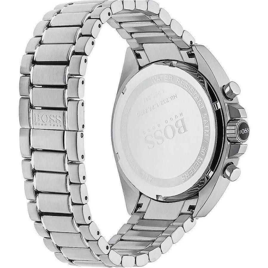 Hugo Boss Chronograph Black Dial Silver Steel Strap Watch for Men - 151080 Buy Now By Hugo Boss