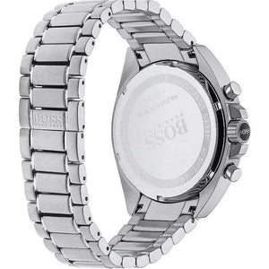 Hugo Boss Chronograph Black Dial Silver Steel Strap Watch for Men - 151080 Buy Now By Hugo Boss