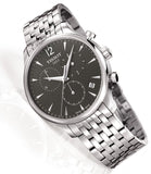 Tissot T Classic Tradition Chronograph Black Dial Silver Steel Strap Watch For Men - T063.617.11.067.00 Buy Now By Tissot