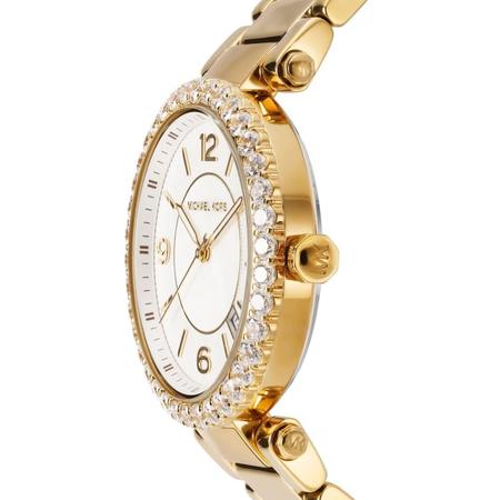 Michael Kors Parker Mother of Pearl White Dial Gold Steel Strap Watch For Women - MK4693 Buy Now By Michael Kors