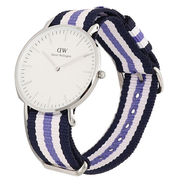 Daniel Wellington Classic Trinity White Dial Three Tone Nylon Strap Watch For Women - 0609DW Buy Now By Daniel Wellington