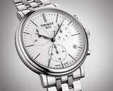 Tissot Carson Premium White Dial Silver Steel Strap Watch For Men - T122.417.11.011.00 Buy Now By Tissot