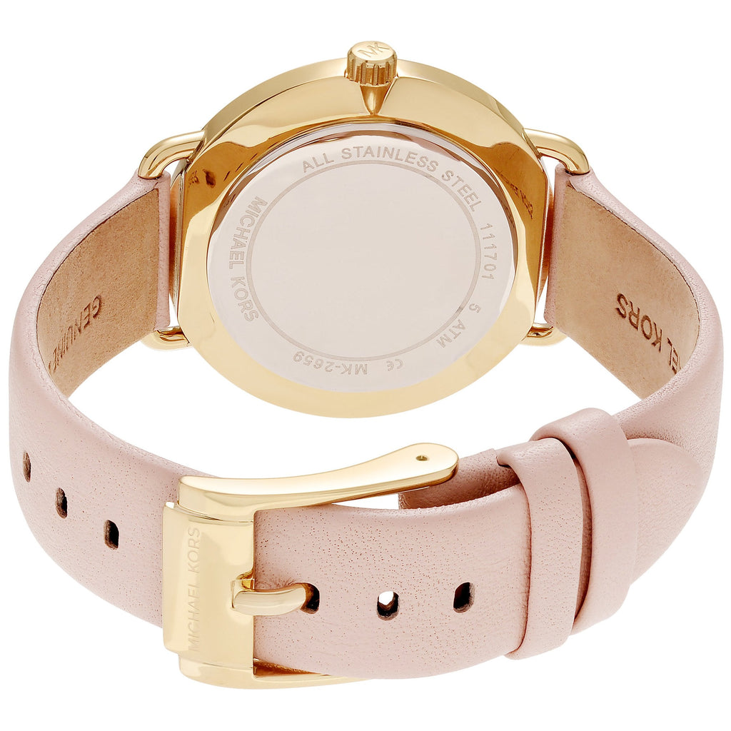 Michael Kors Portia Quartz White Dial Pink Leather Strap Watch For Women - MK2659 Buy Now By Michael Kors