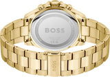 Hugo Boss Troper Chronograph Green Dial Gold Steel Strap Watch For Men - 1514059 Buy Now By Hugo Boss