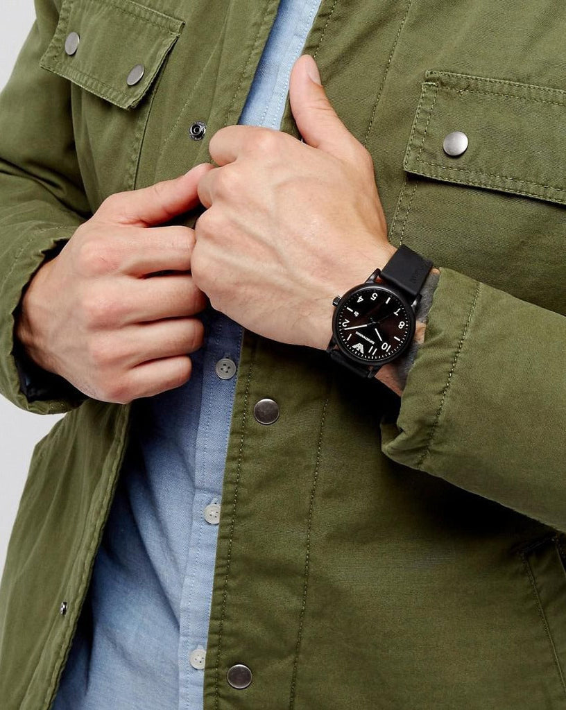 Emporio Armani Luigi Quartz Black Dial Black Silicon Strap Watch For Men - AR11071 Buy Now By Emporio Armani