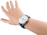 Tommy Hilfiger Carly Silver Dial Blue Leather Strap Watch for Women - 1781791 Buy Now By Tommy Hilfiger