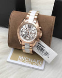 Michael Kors Bradshaw Silver Dial Two Tone Steel Strap Watch for Women - MK5907 Buy Now By Michael Kors