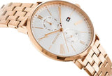 Tommy Hilfiger Jenna Quartz White Dial Rose Gold Steel Strap Watch for Women - 1782070 Buy Now By Tommy Hilfiger