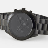 Michael Kors Slim Runway Chronograph Black Dial Black Steel Strap Watch For Men - MK8919 Buy Now By Michael Kors