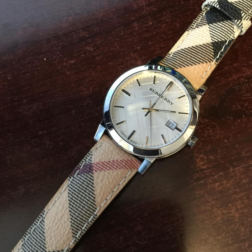 Burberry The City Silver Dial Brown Leather Strap Watch for Women - BU9025 Buy Now By Burberry