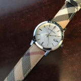 Burberry The City Silver Dial Brown Leather Strap Watch for Women - BU9025 Buy Now By Burberry