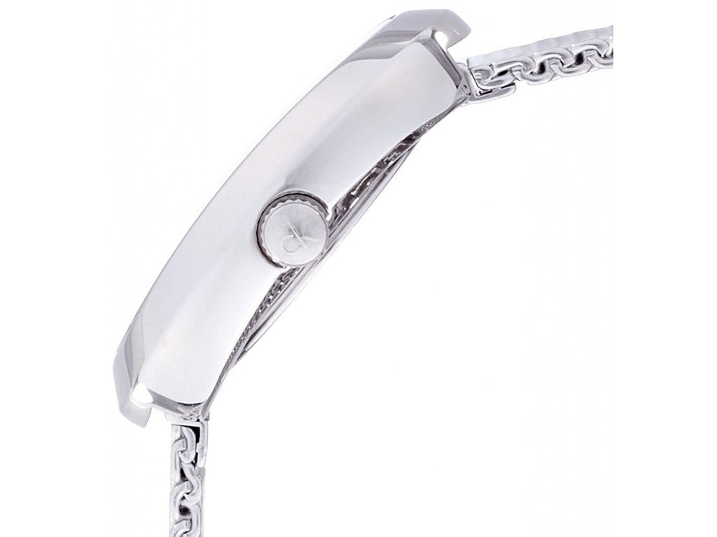 Calvin Klein Incentive Black Dial Silver Mesh Bracelet Watch for Women - K3P23121 Buy Now By Calvin Klein