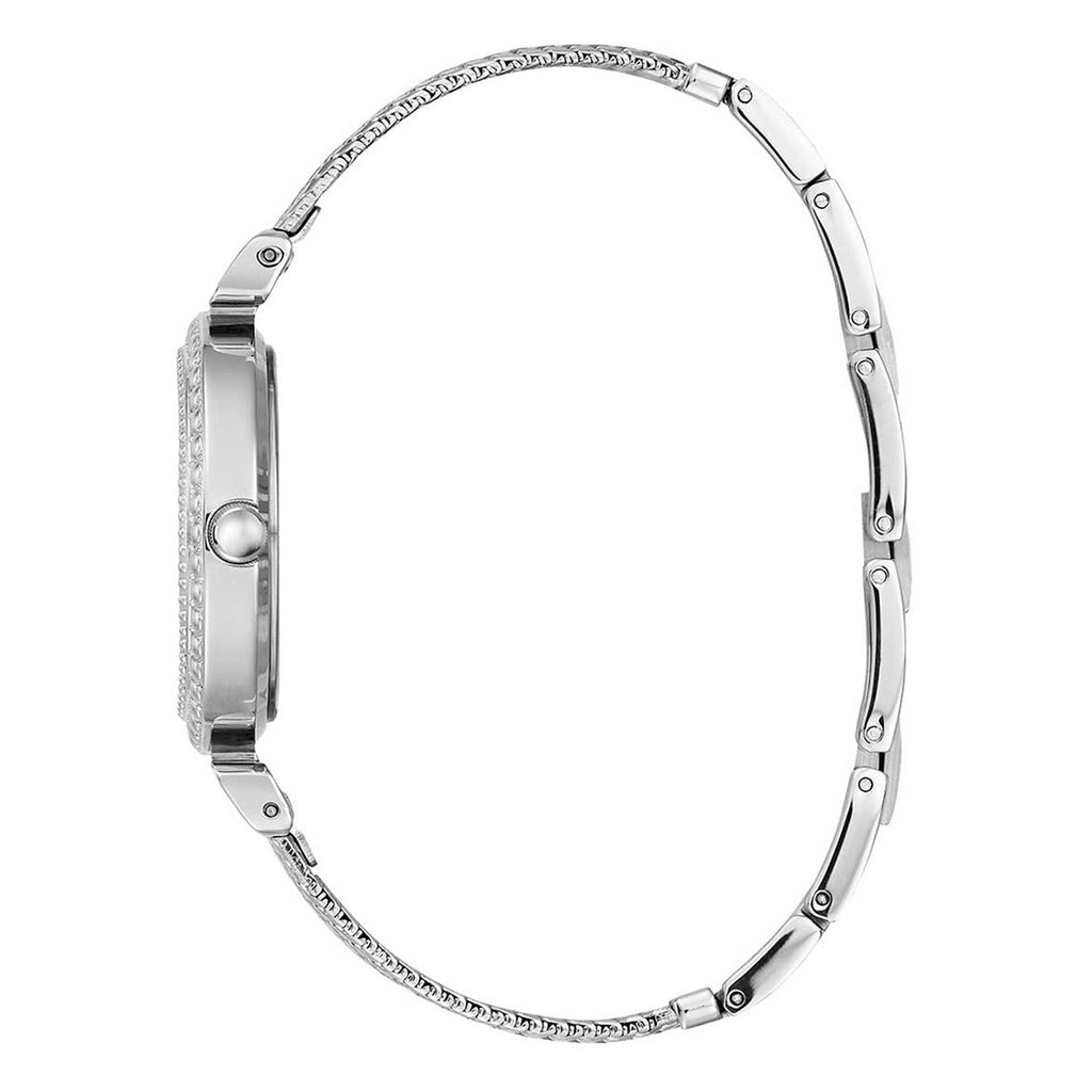 Guess Quartz Silver Dial Silver Mesh Bracelet Watch For Women - W1152L1 Buy Now By Guess