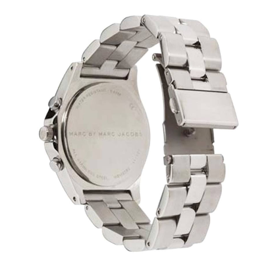 Marc Jacobs Blade Chronograph White Dial Silver Steel Strap Watch for Women - MBM3080 Buy Now By Marc Jacobs