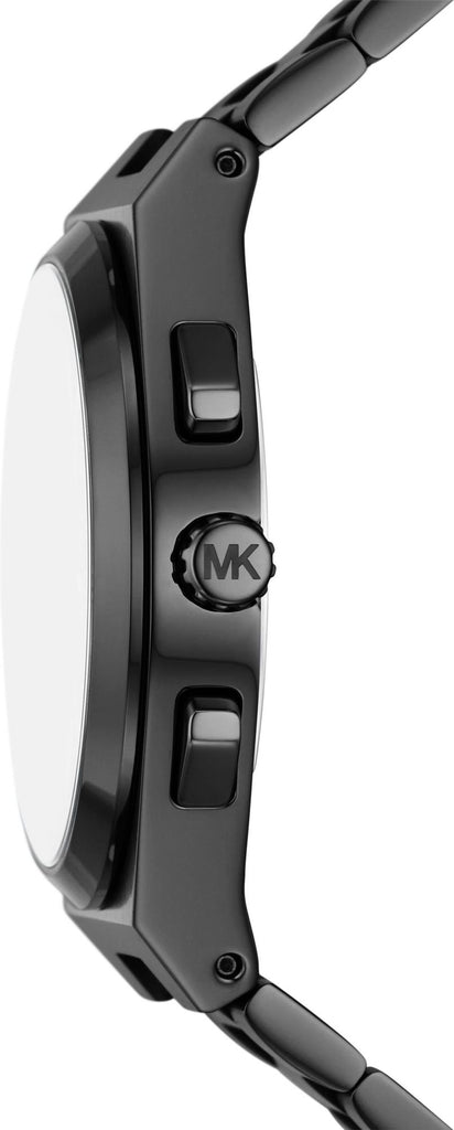 Michael Kors Lennox Chronograph Black Dial Black Steel Strap Watch For Men - MK9146 Buy Now By Michael Kors