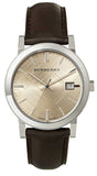 Burberry The City Gold Dial Brown Leather Strap Watch for Men - BU9011 Buy Now By Burberry
