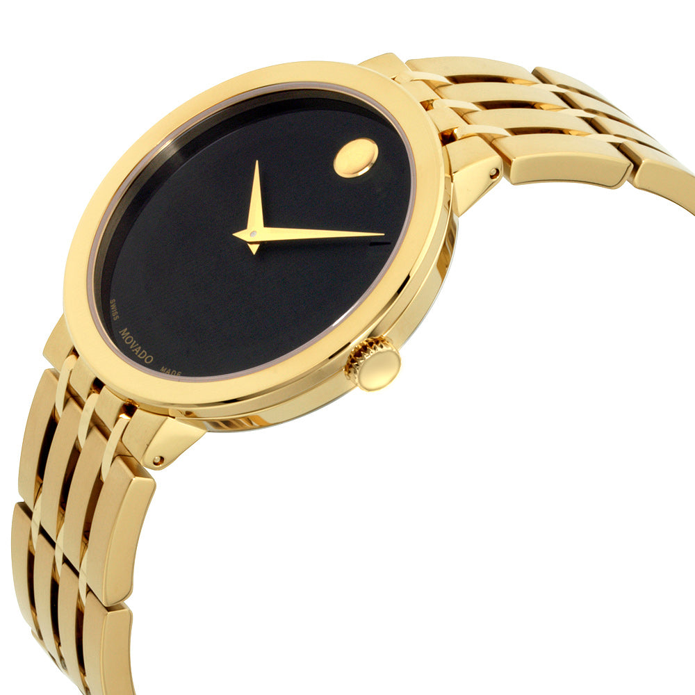 Movado Esperanza Museum 39mm Black Dial Stainless Steel Watch For Men - 0607059 Buy Now By Movado