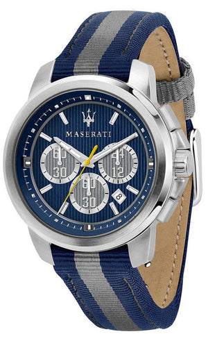 Maserati Royale 44mm Stainless Steel Fiber Strap Watch For Men - R8871637001 Buy Now By Maserati