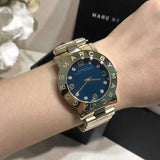 Marc Jacobs Amy Green Dial Gold Steel Strap Watch for Women - MBM8619 Buy Now By Marc Jacobs
