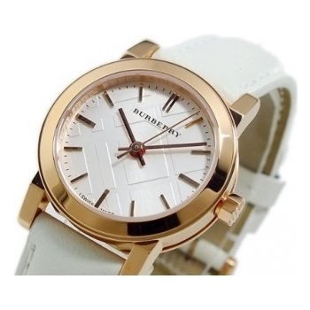 Burberry The City White Dial White Leather Strap Watch for Women - BU9209 Buy Now By Burberry