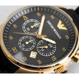 Emporio Armani Sportivo Quartz Black Dial Black Steel Strap Watch For Men - AR8023 Buy Now By Emporio Armani