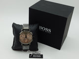 Hugo Boss Spirit Chronograph Grey Dial Grey Steel Strap Watch for Men - 1513695 Buy Now By Hugo Boss