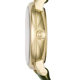 Marc Jacobs Baker Olive Dial Olive Leather Strap Watch for Women - MBM1330 Buy Now By Marc Jacobs
