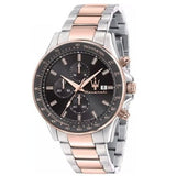 Maserati SFIDA Black Dial Two Tone Steel Strap Watch For Men - R8873640014 Buy Now By Maserati