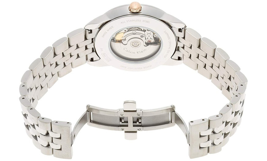 Calvin Klein Infinity Silver Dial Silver Steel Strap Watch for Men - K5S34B46 Buy Now By Calvin Klein