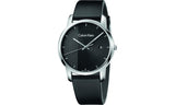 Calvin Klein City Quartz Black Dial Black Leather Strap Watch for Men - K2G2G1C1 Buy Now By Calvin Klein