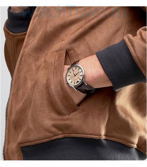 Emporio Armani Classic Quartz Brown Dial Brown Leather Strap Watch For Men - AR2427 Buy Now By Emporio Armani