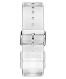Guess Phoenix J Balvin White Dial Transparent Silicone Strap Watch For Men - V1051M1 Buy Now By Guess