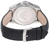 Emporio Armani Valente Chronograph Black Dial Black Leather Strap Watch For Men - AR1633 Buy Now By Emporio Armani