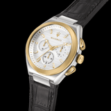 Maserati Triconic Chronograph White Dial Black Leather Strap Watch For Men - R8871639004 Buy Now By Maserati
