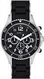 Marc Jacobs Rock Chronograph Black Dial Black Silicone Strap Watch for Women - MBM2551 Buy Now By Marc Jacobs