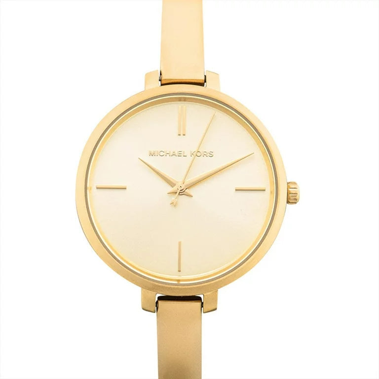 Michael Kors Jaryn Analog Quartz Gold Dial Gold Steel Strap Watch For Women - MK3546 Buy Now By Michael Kors