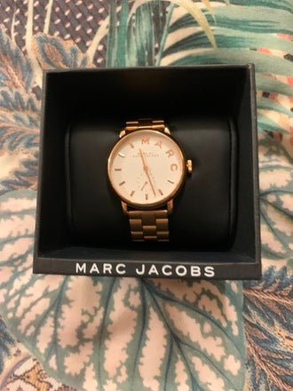 Marc Jacobs Baker White Dial Rose Gold Steel Strap Watch for Women - MBM3244 Buy Now By Marc Jacobs