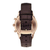 Emporio Armani Meccanico White Skeleton Dial Brown Leather Strap Watch For Men - AR60005 Buy Now By Emporio Armani