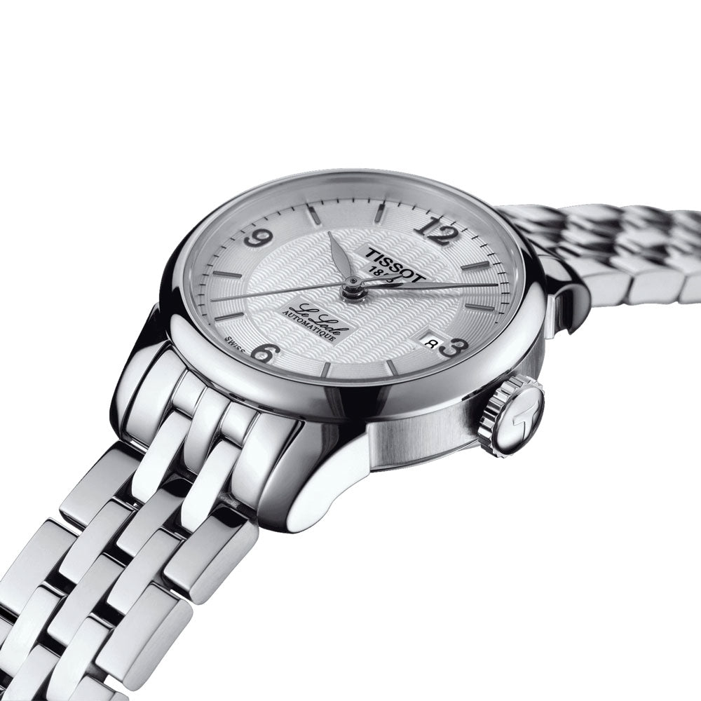 Tissot Le Locle Small Lady Automatic Silver Dial Silver Steel Strap Watch For Women - T41.1.183.34 Buy Now By Tissot
